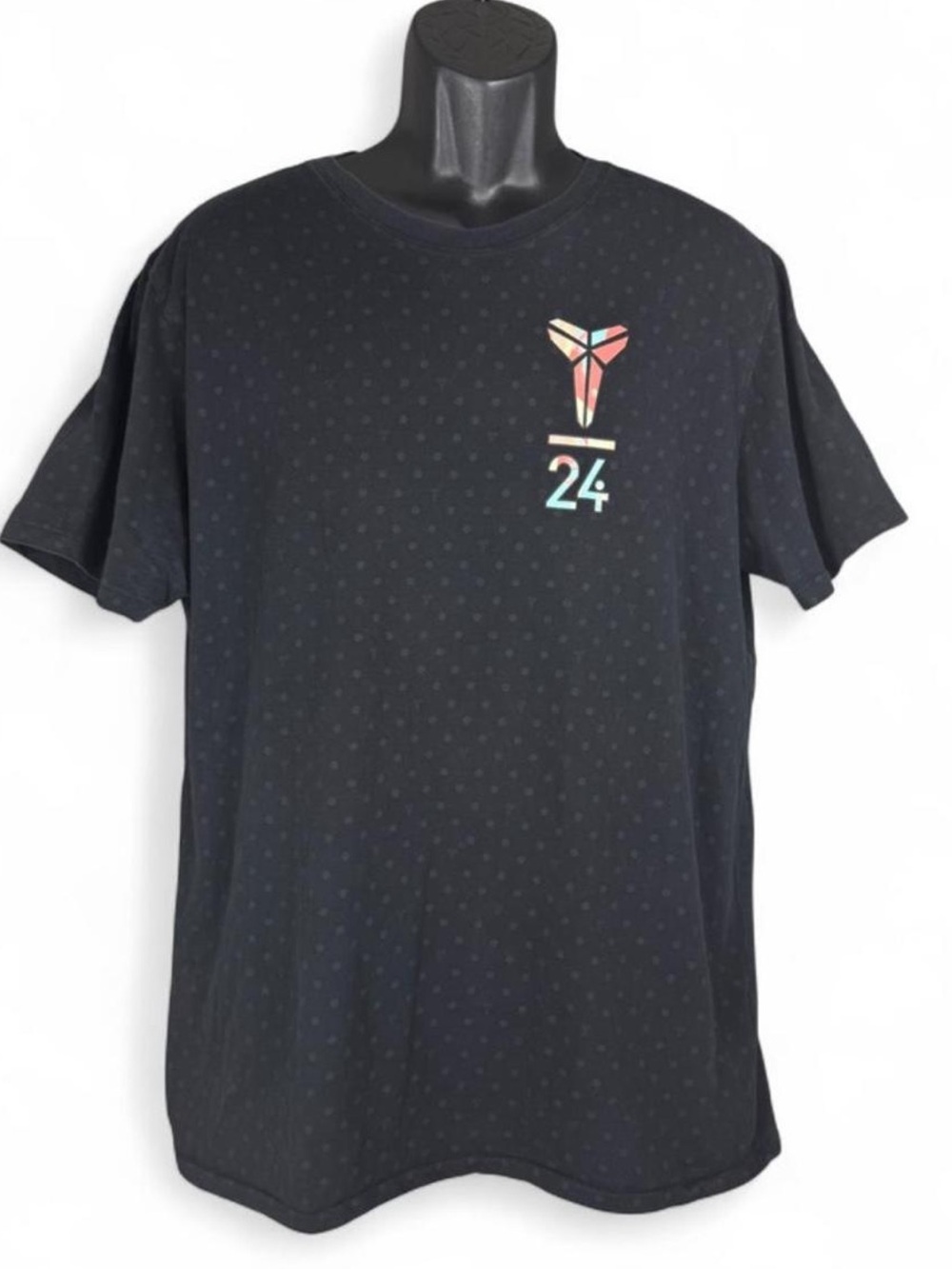 Nike Kobe Bryant X Easter T-Shirt Black Monogram Polka Dot 24 Mamba Tee Men XL